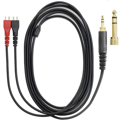 Immagine prodotto di Cavo Audio di Ricambio per Sennheiser HD25-SP, HD224, HD420, HD520, HD530, HD222 Auricolari Cuffie