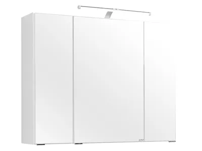 Produktbild von möbelando Spiegelschrank Badezimmerspiegel Badschrank Badspiegel Porto I (80 cm, weiß)