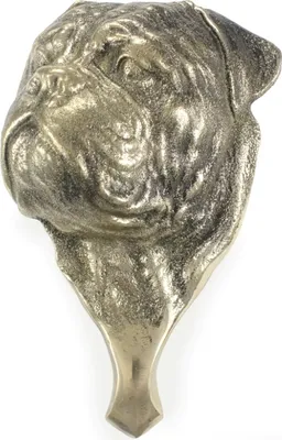 Produktbild von Bullmastiff - Türklopfer in Form eines Hundekopfes, Messing-Türklopfer, Retro-Dekoration an der Tür der Marke Art-Dog