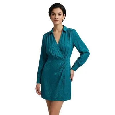 Produktbild von Damenkleid Naf Naf Sleppy Hemdblusenkleid Türkis XL