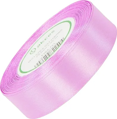 Zdjęcie produktu dla Wstążka satynowa liliowo-różowa 25mm - 32mb