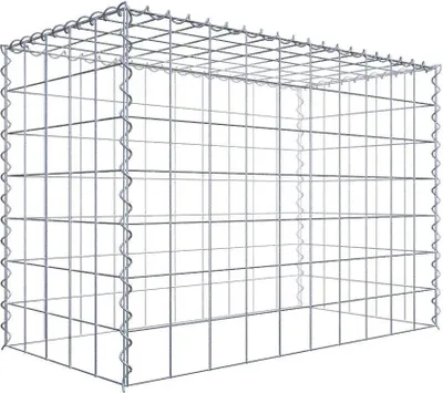 Produktbild von Anbaugabione Typ 3 100 cm x 70 cm x 50 cm (L x H x T), Maschenweite 10 cm x 10 cm, Spirale