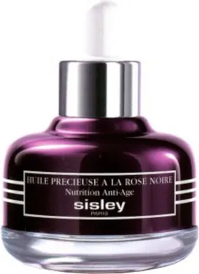 A product shot of a bottle of Sisley Black Rose Precious Face Oil.