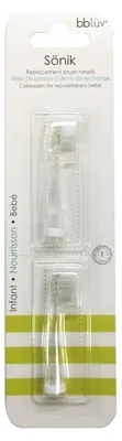 Obrázok produktu pre Náhradná hlavica k sonickej kefke Sönik 2ks Infant 0-18m