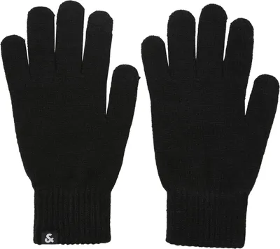 Produktbild von JACK&JONES ADDITIONALS JACBARRY KNITTED GLOVES NOOS Black