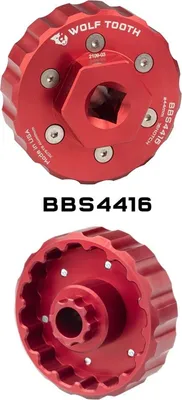 Produktbild von Wolf Tooth BB Socket Innenlagerschlüssel, 44mm, 16 Z., red