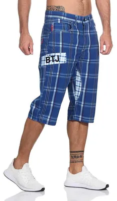 Produktbild von Herren 3/4 Kurze Hose Bermuda Shorts Karo Sommer / Muster 4-30