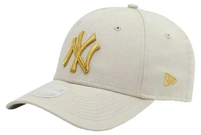 Immagine prodotto di New Era - Cappellino da baseball "New York Yankees" da donna, logo PP9739 (taglia unica) (beige)