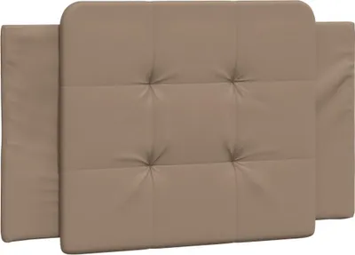 Produktbild von vidaXL Kopfteil-Kissen "Zadar" Cappuccino-Braun 80 cm Kunstleder