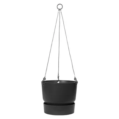 Obrázek produktu pro ELHO Závěsný květináč Greenville Hanging Basket 24 cm, černá