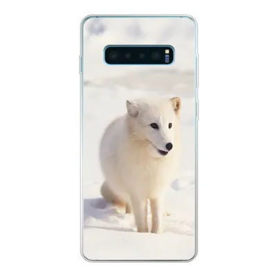 Produktbild von MuchoWow® Handyhülle Schutzhülle Hülle für Samsung Galaxy S10 Lite Fuchs - Schnee - Weiß Silikon Softcase Handy Hülle - Schutz