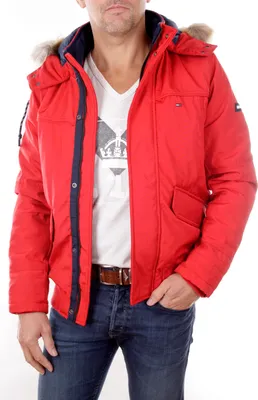 Produktbild von Tommy Hilfiger TECH BOMBER Herren Jacke Rot