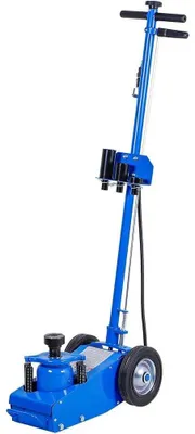 Image de Cric Hydraulique-Pneumatique Mobile 22 t - 323 x 378 x 664 mm - Puissant et Pratique pour Levage Sécurisé - D-Work