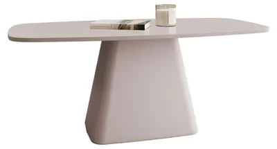 Produktbild von MIRJAN24 Couchtisch Noa, Wohnzimmer Kaffeetisch, Basis aus Stahl (Farbe: Cashmere / Cashmere)