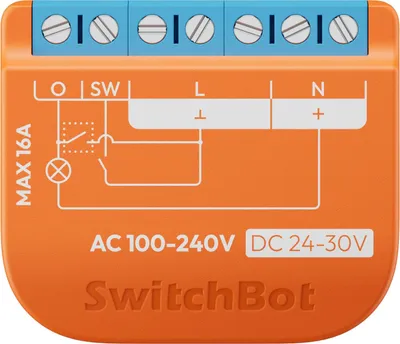 Imagen del producto de Interruptor de relé empotrado SWITCHBOT, modelo 1 PM