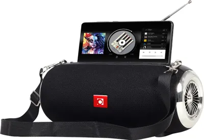 Produktbild von gembird przenośny głośnik Bluetooth z anteną czarny