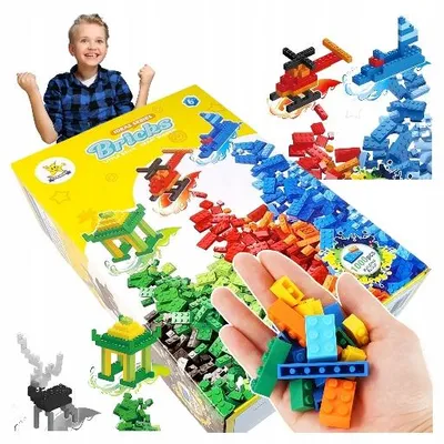 Produktbild von Konstruktionsbausteine 1000 Teile Kinder Baufahrzeuge