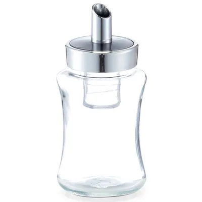 Produktbild von Zeller Present 19632, 210 ml, Glas, Kunststoff, Chrom, Transparent, Zylinder, 70 mm, 70 mm