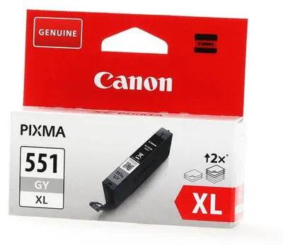 Zdjęcie produktu dla Canon 6447B001, Wysoka (XL) wydajność, Szary, Tusz na bazie pigmentu, 1 szt., 275 stron(y)
