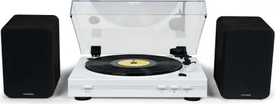 Zdjęcie produktu dla Gramofon z aktywnymi głośnikami THOMSON TT351 WS600DUO