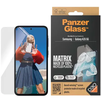 Immagine prodotto di Pellicola Panzerglass Matrix Ultra-Wide Fit con posizionatore per Samsung Galaxy A35 5G