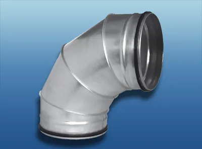 Produktbild von Wickelfalz 90° Bogen mit Lippendichtung : Ø 315 System: Ø 315