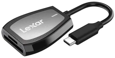 Zdjęcie produktu dla Czytnik Kart Pamięci SD MicroSD UHS-II na Port USB TYPE-C USB-C 3.1 LEXAR LRW470U