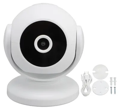 Produktbild von 1080P-Überwachungskamera für den Innenbereich, magnetische Halterung, kabellose Überwachung, manuelle 360-Grad-Drehung, Panoramablick mit Bewegungserk