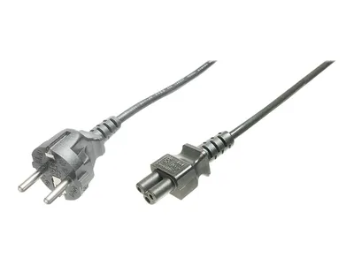 Produktbild von DIGITUS Deutsches Netzanschlusskabel, 1,2m, schwarz