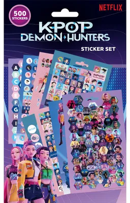 Produktbild von 500 Sticker Set - K-Pop Demon Hunters