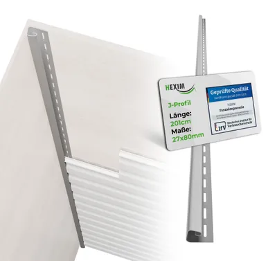 Produktbild von HEXIM Siding Fassadenverkleidung Fassadenpaneele außen Außenwand wetterfest UV-beständig PVC-U