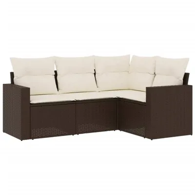Obrázok produktu pre VidaXL 3251250, Krém, Ratan, Oceľ, 110 kg, dospelí a deti, 655 mm, 620 mm