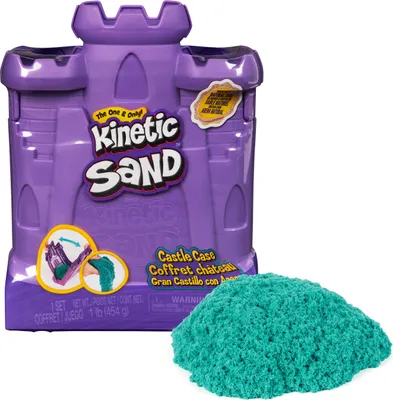 Produktbild von Spin Master Kinetic Sand - Burgen Köfferchen, Spielsand, (453 Gramm