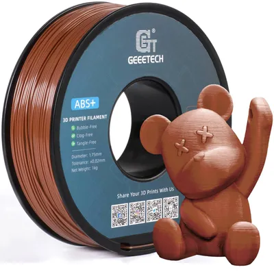 Obrázok produktu pre GEEETECH ABS+ vlákno pre 3D tlačiarne, 1,75 mm, hnedé, 3D tlačové vlákno ABS, 1 kg, 1 cievka
