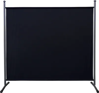 Produktbild von Paravent Outdoor Wetterfest 180 x 178 cm Schwarz | Raumteiler Stellwand Innen | Garten & Balkon Sichtschutz Blickdicht