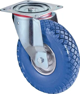 Immagine prodotto di BS Ruote girevoli con piastra avvitabile Centro ruota in acciaio 200 mm 75 kg - L400.C91.200