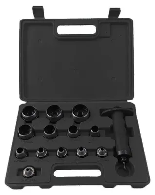 Produktbild von Locheisen-Satz, 5–35 mm, 14-teilig