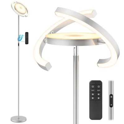 Produktbild von FIMEI Saturn-Stehlampe 36W,Stufenlos dimmbar, 3000K-6000K, Steuerung per Fernbedienung/Touchbedienung