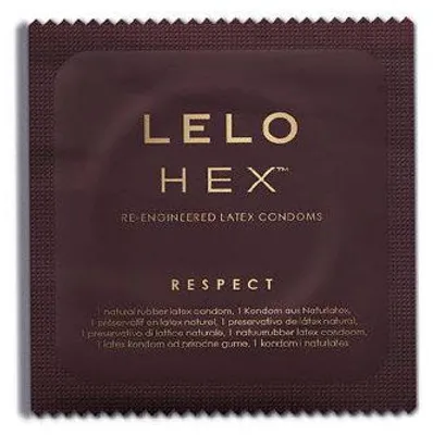 Produktbild von LELO Respect XL, Männliches Kondom, weich, Braun, Latex, XL, 58 mm
