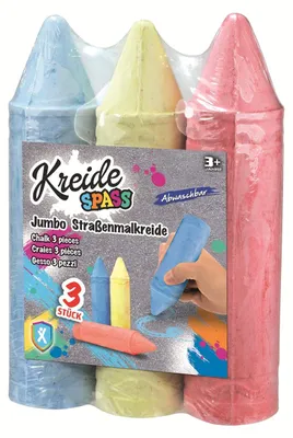 Produktbild von KREIDESPASS Jumbo Kreide, 3Stück