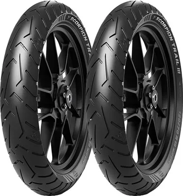 Produktbild von Paar Motorradreifen Pirelli 90/90-21 54V + 130/80-17 65V Scorpion Trail 3