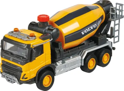 Zdjęcie produktu dla Majorette Volvo Truck Cement Mixer, Betonomieszarka, 3 lat(a), AAA, Metal, Plastik, Czarny, Żółty