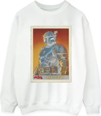 Produktbild von Star Wars - "The Mandalorian" Sweatshirt für Damen BI39667 (L) (Weiß)