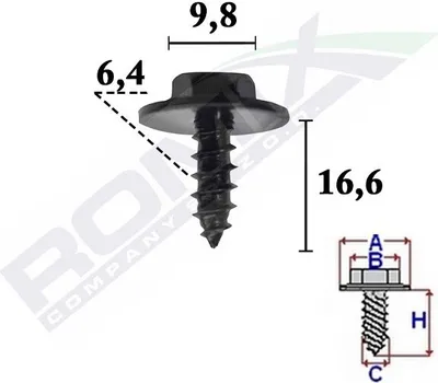 Obrázek produktu pro 10x šroub ROMIX C70365