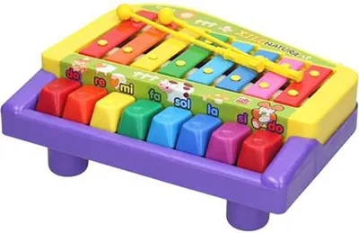 Produktbild von Interaktives Spielzeug mit Xylophon und Klavier für Kinder