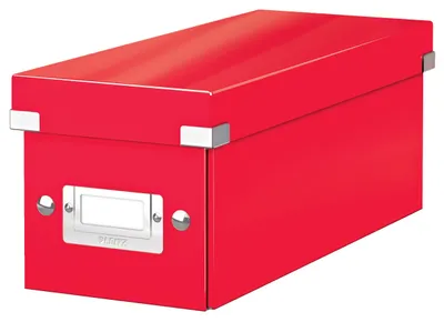 Produktbild von Leitz Click & Store WOW schmale Aufbewahrungsbox mit Deckel, Box zur CD Aufbewah
