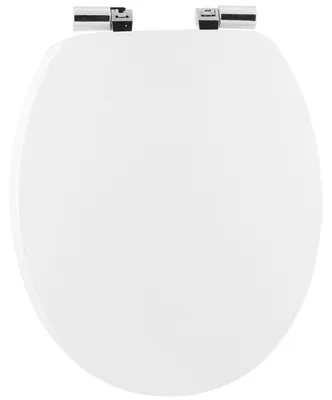Produktbild von TENDANCE | Toilettensitz mit Soft-Close-Funktion - Toilettendeckel - WC-Sitz - weiß - 46 x 38 cm - WC-Brille - Badezimmer - modern - Praktisch
