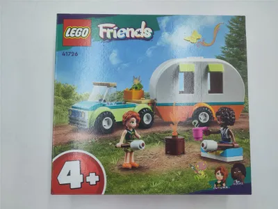 Produktbild von LEGO 41726 Friends Urlaubs-Campingtrip, Wohnmobil-Spielzeug im Wald mit Mini-Puppen Autumn und Aliya, Camping Spielzeugauto für Mädchen und Jungen, Charaktere 2023