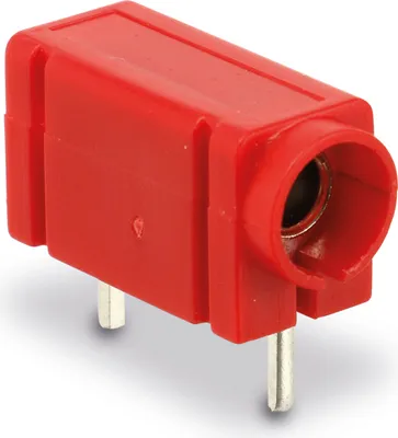 Produktbild von Prüfbuchse 4mm für Printmontage, rot