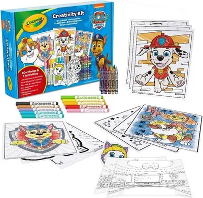 Produktbild von Crayola Bastelset Paw Patrol 5-in-1 Kreativset 60-teilig